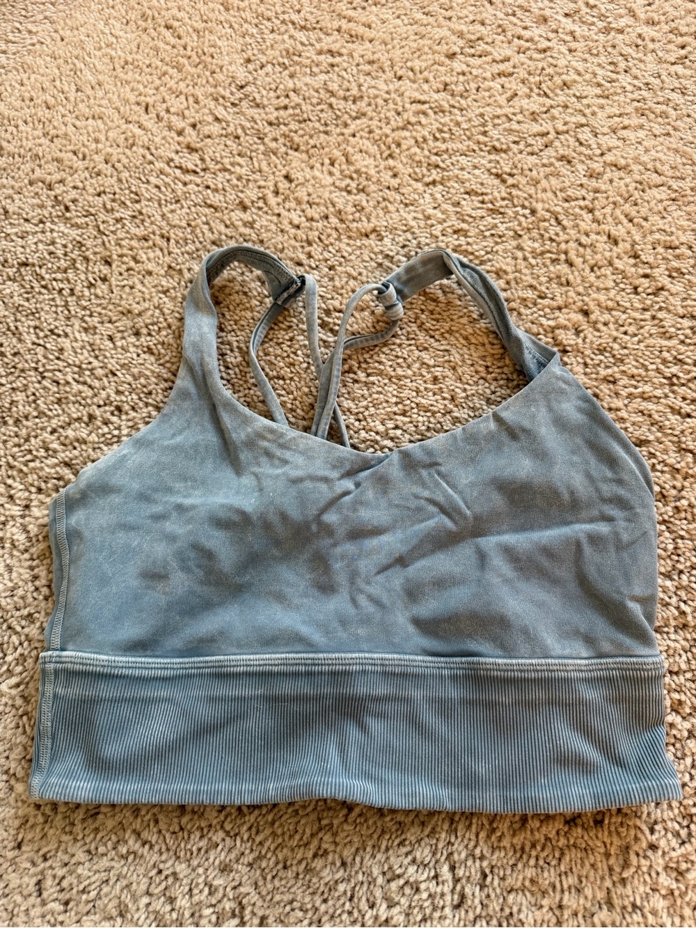 Lululemon sports bra  — Dusty Blue